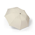 The Colonna solid ivory folding umbrella, open, seen from above