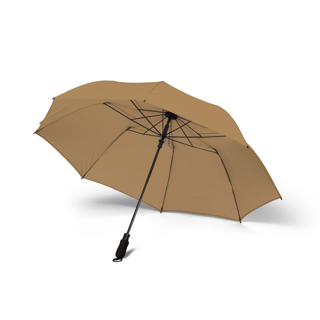 The Orsini camel umbrella, underside with eight fibreglass ribs