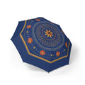 The Nemanjić Byzantine fresco folding umbrella, open, seen from above