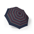 The Tudor octagon regimental folding umbrella, open, seen from above