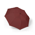 The Gonzaga oxblood tonal diamond folding umbrella, open, seen from above