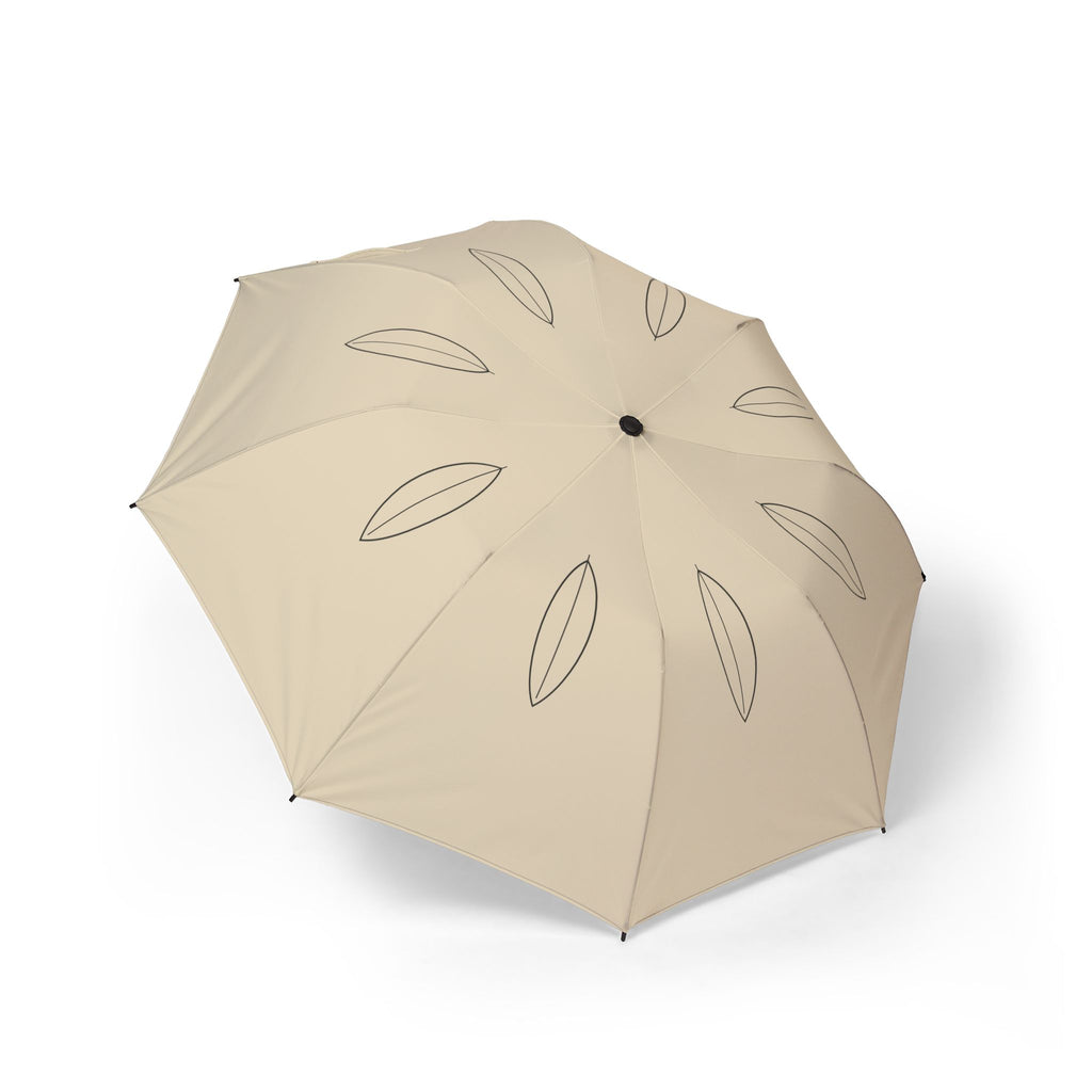 The Montagu single leaf folding umbrella, open, seen from above