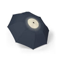 The Villiers moonlight folding umbrella, open, seen from above