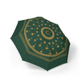 The Bonaparte Empire laurel folding umbrella, open, seen from above
