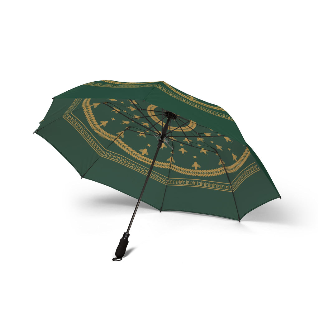 The Bonaparte Empire laurel umbrella, underside with eight ribs