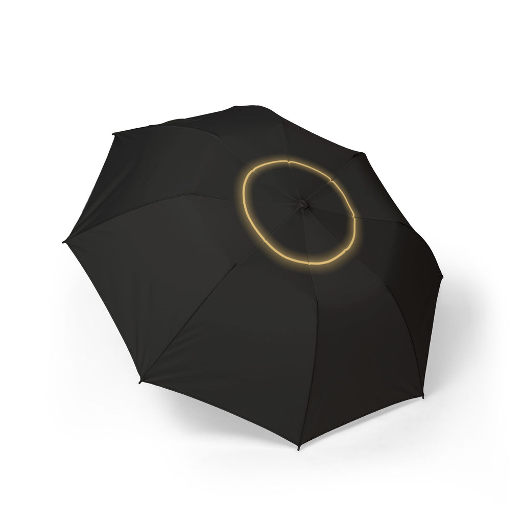 The Radziwiłł eclipse folding umbrella, open, seen from above