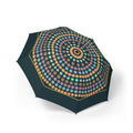 The Morosini Murano millefiori folding umbrella, open, seen from above