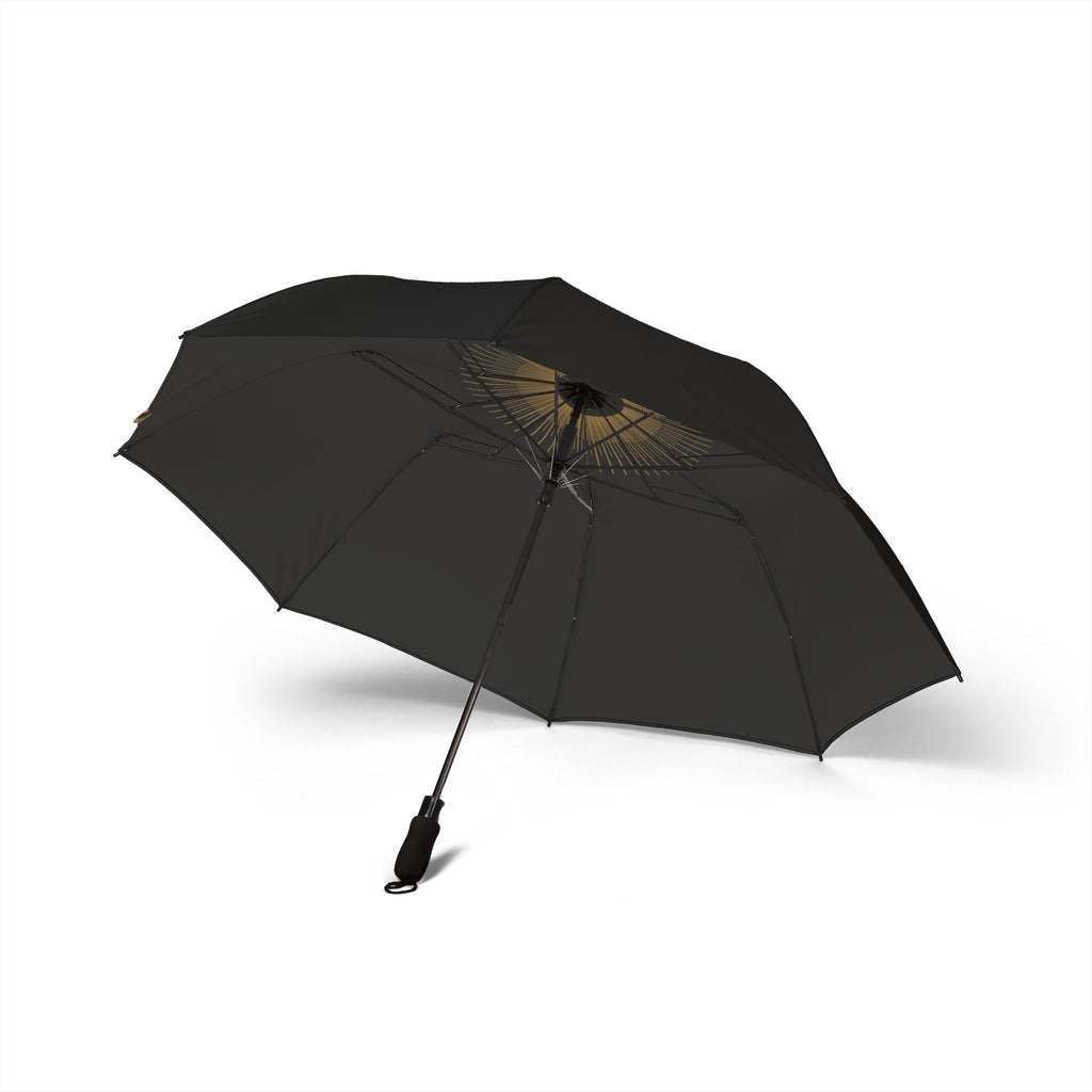The Fitzroy starburst umbrella, underside with eight ribs