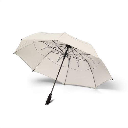 The Courtauld compass line umbrella, underside with eight ribs
