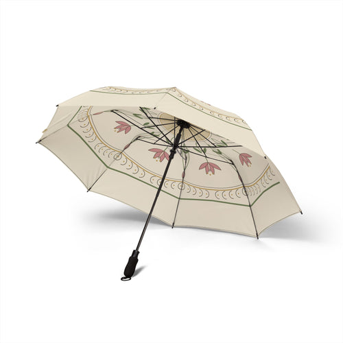 The Árpád Art Nouveau lily umbrella, underside with eight ribs