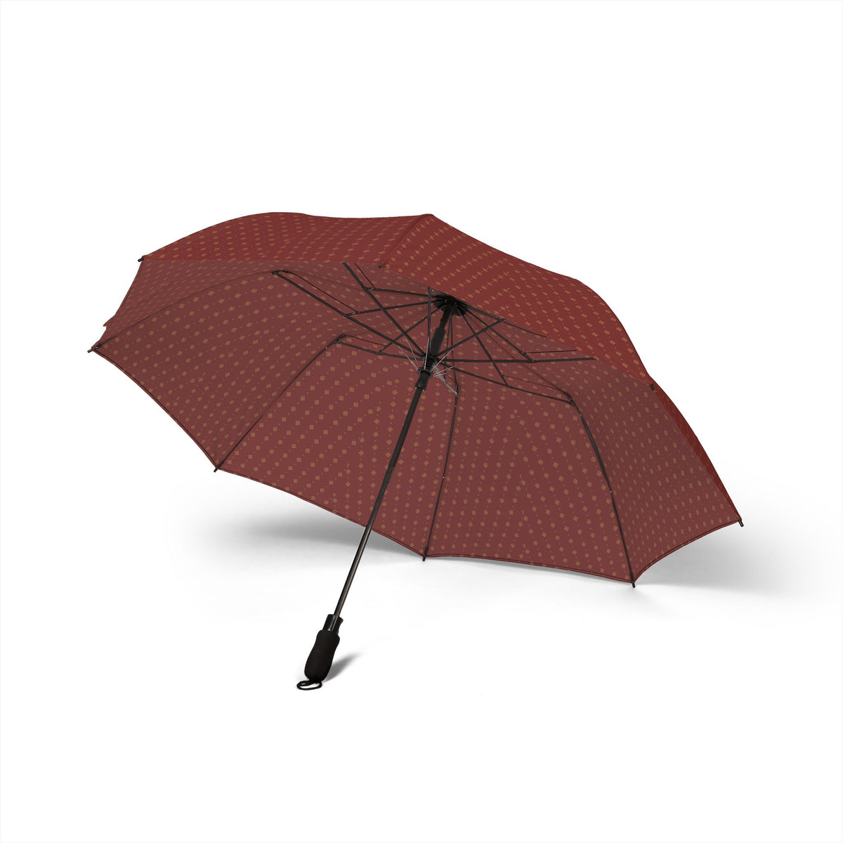 The Vendôme foulard umbrella, underside with eight fibreglass ribs